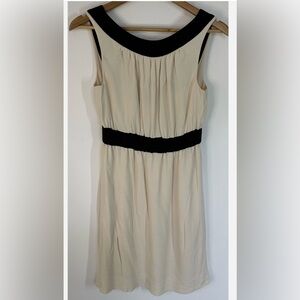 kate spade bisque crepe button back elegant sz6 dress goddess/Audrey Hepburn